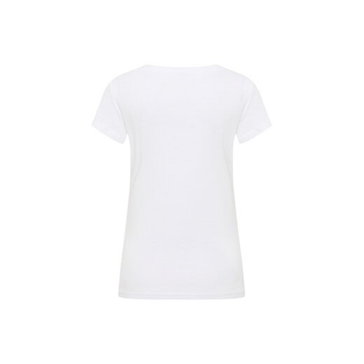 Mustang bluzka damska z okrągłym dekoltem z krótkim rękawem 