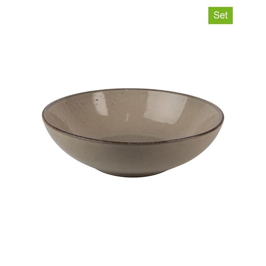 Clayre &amp; Eef Miski (2 szt.) w kolorze khaki - Ø 18 cm ze sklepu Limango Polska w kategorii Miski - zdjęcie 183837682
