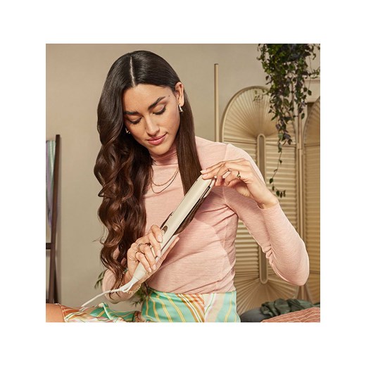 Philips Prostownica &quot;SenseIQ&quot; w kolorze białym do włosów Philips onesize promocja Limango Polska