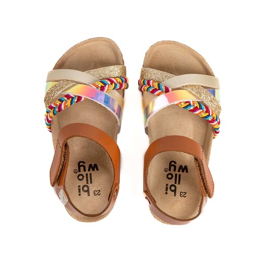 billowy Sandały &quot;Rosso&quot; w kolorze jasnobrązowym Billowy 32 promocja Limango Polska