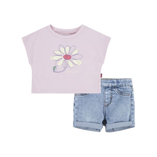 Levi&apos;s Kids 2-częściowy zestaw w kolorze błękitno-fioletowym ze sklepu Limango Polska w kategorii Odzież dla niemowląt - zdjęcie 183838463
