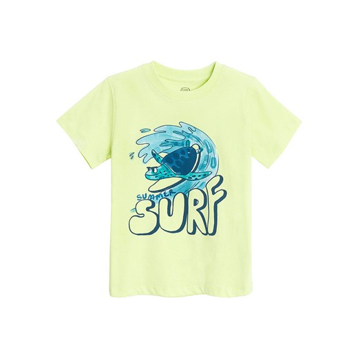 T-shirt chłopięce Cool Club z bawełny na lato