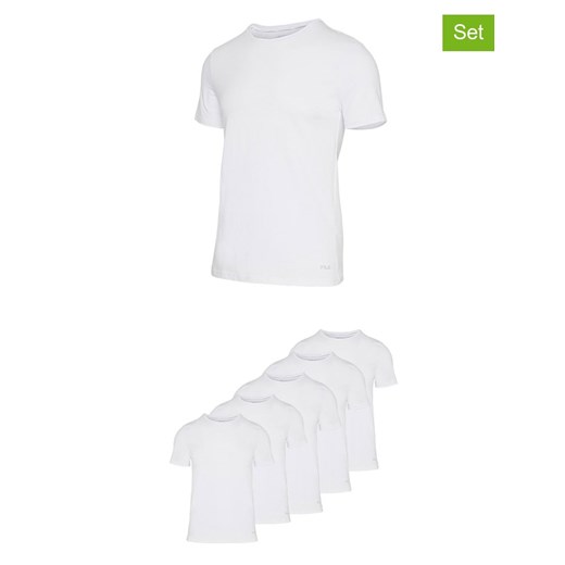 Fila Koszulki (5 szt.) w kolorze białym ze sklepu Limango Polska w kategorii T-shirty męskie - zdjęcie 183838531