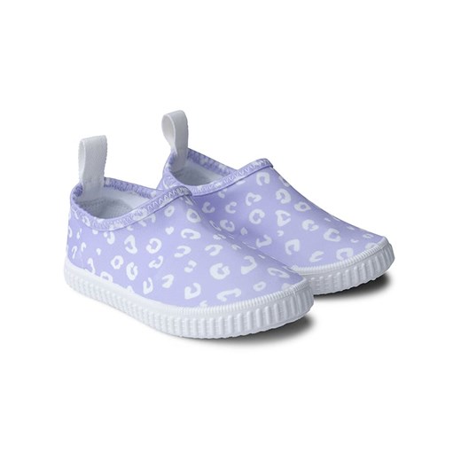Swim Essentials Buty kąpielowe &quot;Lila Leopard&quot; w kolorze fioletowym ze sklepu Limango Polska w kategorii Trampki dziecięce - zdjęcie 183838604