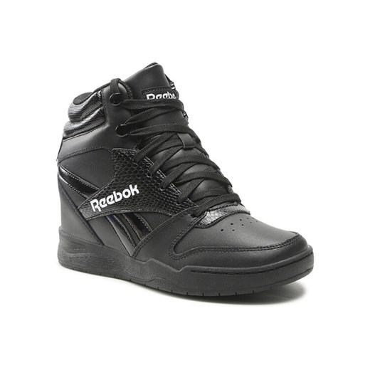 Sneakersy Reebok Royal Bb4500 Hi Wedge HQ4514 Czarny ze sklepu eobuwie.pl w kategorii Buty sportowe damskie - zdjęcie 183838824