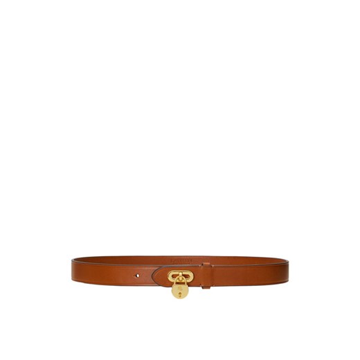 Pasek Damski LAUREN RALPH LAUREN 412920812001 Brązowy ze sklepu eobuwie.pl w kategorii Paski damskie - zdjęcie 183838833