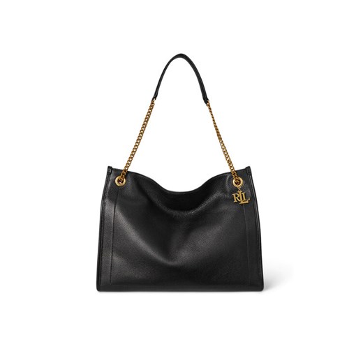 Torebka LAUREN RALPH LAUREN 431969352002 Czarny ze sklepu eobuwie.pl w kategorii Listonoszki - zdjęcie 183838840