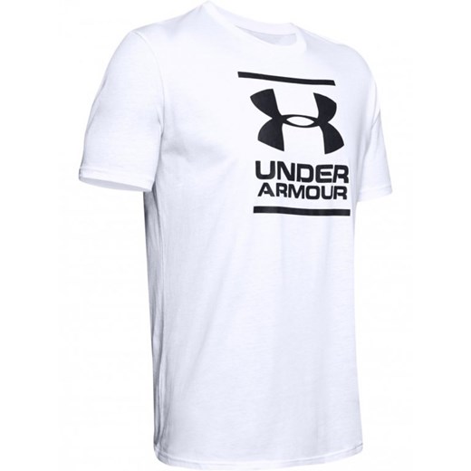 Męska koszulka UNDER ARMOUR GL Foundation SS - biała ze sklepu Sportstylestory.com w kategorii T-shirty męskie - zdjęcie 183840462