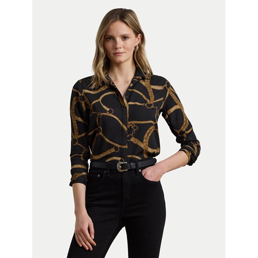 LAUREN RALPH LAUREN Koszula 200970823001 Czarny Classic Fit ze sklepu MODIVO w kategorii Koszule damskie - zdjęcie 183840823