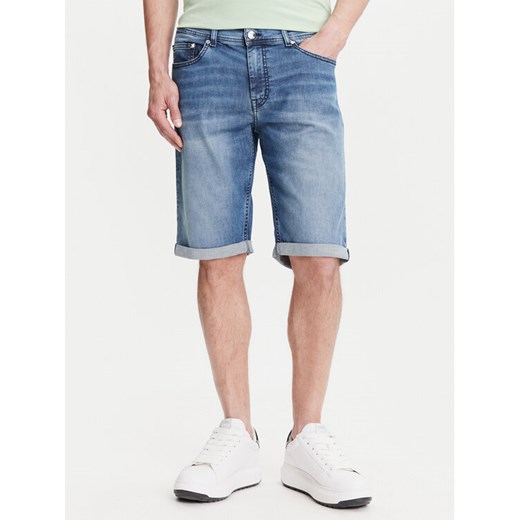 KARL LAGERFELD Szorty jeansowe 265820 552833 Niebieski Regular Fit ze sklepu MODIVO w kategorii Spodenki męskie - zdjęcie 183840852