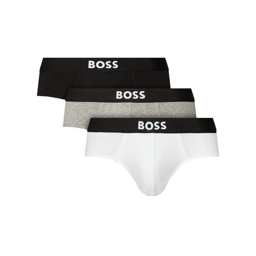 BOSS Komplet 3 par slipów Hipbr 3P Boss One 50546561 Kolorowy ze sklepu MODIVO w kategorii Majtki męskie - zdjęcie 183840873