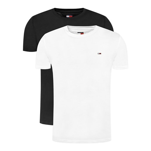 Tommy Jeans Komplet 2 t-shirtów DM0DM21344 Kolorowy Slim Fit ze sklepu MODIVO w kategorii T-shirty męskie - zdjęcie 183840913