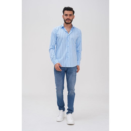 Basics &amp; More Koszula - Regular fit - w kolorze błękitnym ze sklepu Limango Polska w kategorii Koszule męskie - zdjęcie 183841914