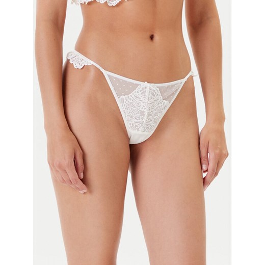 Hunkemöller Stringi 302385 Écru ze sklepu MODIVO w kategorii Majtki damskie - zdjęcie 183842064