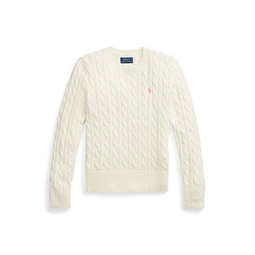 Polo Ralph Lauren Sweter 313901316011 Écru Regular Fit ze sklepu MODIVO w kategorii Swetry dziewczęce - zdjęcie 183842102