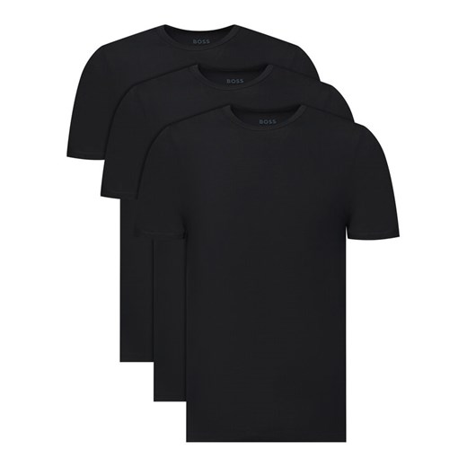 BOSS Komplet 3 t-shirtów 50534019 Czarny Slim Fit L MODIVO