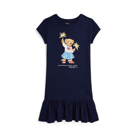 Polo Ralph Lauren Sukienka codzienna 313982151001 Granatowy Regular Fit ze sklepu MODIVO w kategorii Sukienki dziewczęce - zdjęcie 183842191