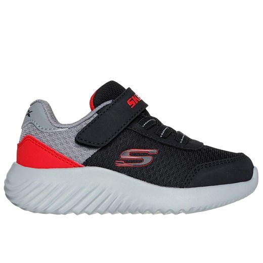 Buty dziecięce Skechers Bounder Trekzic 403908NBKRD - czarno-szare ze sklepu streetstyle24.pl w kategorii Buty sportowe dziecięce - zdjęcie 183843451