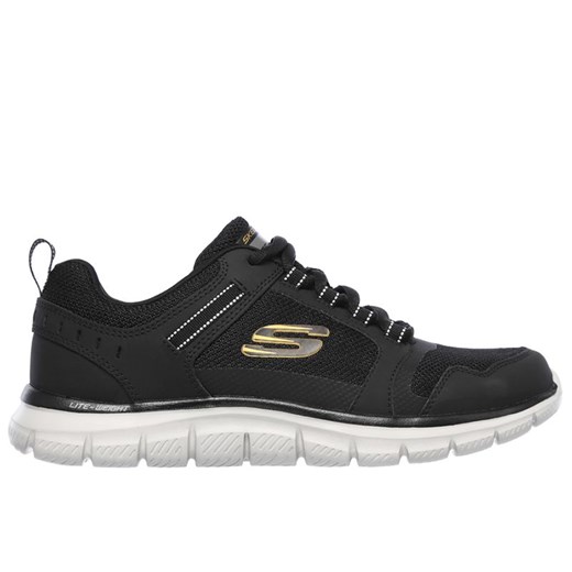 Buty męskie Skechers Track Knockhill 232001BKGD - czarne ze sklepu streetstyle24.pl w kategorii Buty sportowe męskie - zdjęcie 183843452