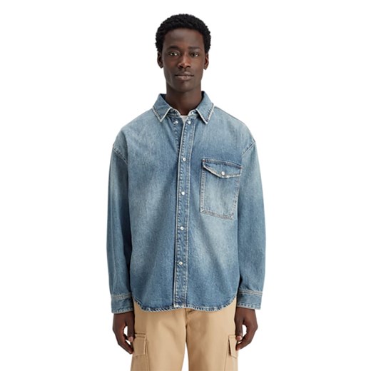 Scotch &amp; Soda Koszula dżinsowa w kolorze błękitnym ze sklepu Limango Polska w kategorii Koszule męskie - zdjęcie 183843541