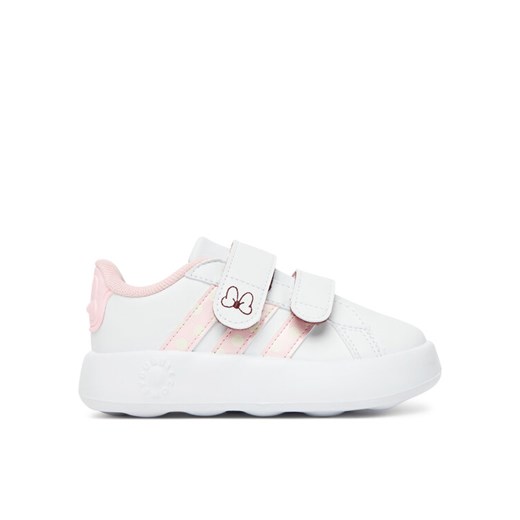 Sneakersy adidas Grand Court Minnie Cf I JR8130 Biały ze sklepu eobuwie.pl w kategorii Buty sportowe dziecięce - zdjęcie 183843621