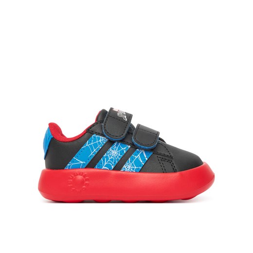 Sneakersy adidas Grand Court Spider-Man Cf I JQ7828 Czarny ze sklepu eobuwie.pl w kategorii Buty sportowe dziecięce - zdjęcie 183843623