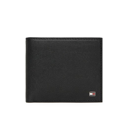 Duży Portfel Męski Tommy Hilfiger Th Flag Cc And Coin AM0AM13519 Czarny ze sklepu eobuwie.pl w kategorii Portfele męskie - zdjęcie 183843641