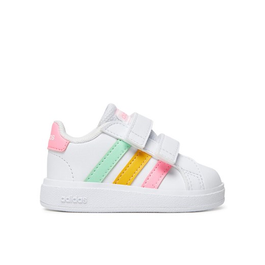 Sneakersy adidas Grand Court 2.0 Cf I HP8917 Biały ze sklepu eobuwie.pl w kategorii Buty sportowe dziecięce - zdjęcie 183843713