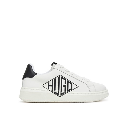 Sneakersy HUGO G00303 M Biały ze sklepu eobuwie.pl w kategorii Buty sportowe dziecięce - zdjęcie 183843734