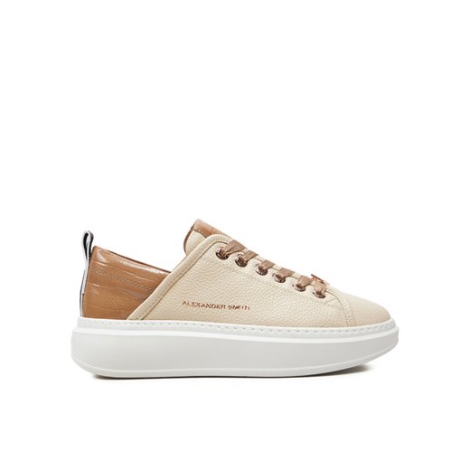 Sneakersy Alexander Smith Wembley ASBAWYW 0464 CRM Écru ze sklepu eobuwie.pl w kategorii Buty sportowe damskie - zdjęcie 183843771