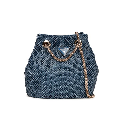 Torebka Guess Zalina Mini HWRP93 50750 Granatowy ze sklepu eobuwie.pl w kategorii Kopertówki - zdjęcie 183843811