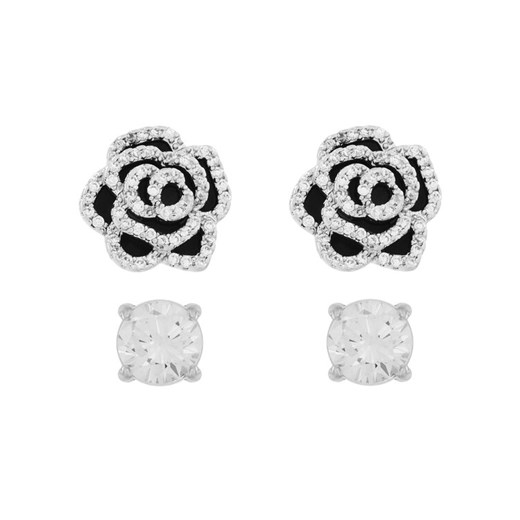 Zestaw 2 par kolczyków Jenny Fairy 1W9-001-AW23 Czarny Jenny Fairy NOSIZE eobuwie.pl