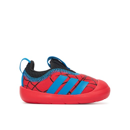 Półbuty adidas Marvel Spider-Man Monofit JR5551 Czerwony ze sklepu eobuwie.pl w kategorii Buty sportowe dziecięce - zdjęcie 183843873