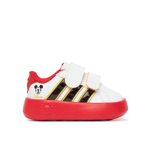 Sneakersy adidas Grand Court Mickey Cf I JQ8070 Biały ze sklepu eobuwie.pl w kategorii Buty sportowe dziecięce - zdjęcie 183843901