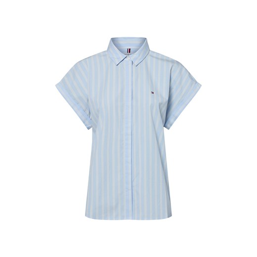 Tommy Hilfiger Bluzka damska Kobiety Bawełna jasnoniebieski jednolity ze sklepu vangraaf w kategorii Bluzki damskie - zdjęcie 183845421