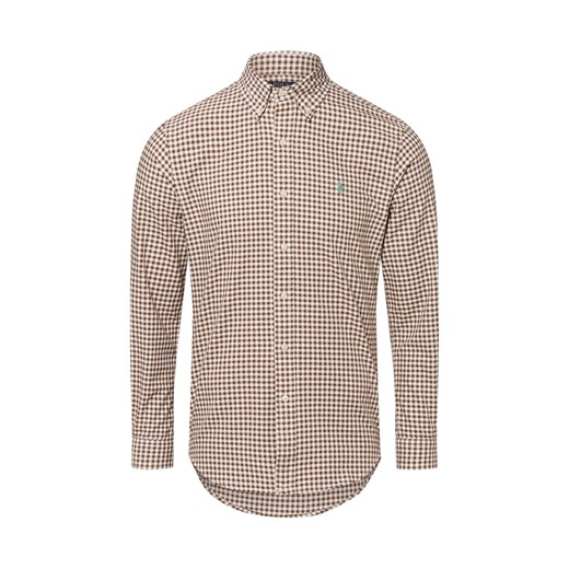 Polo Ralph Lauren Koszula męska Mężczyźni Regular Fit Bawełna mocca w kratkę ze sklepu vangraaf w kategorii Koszule męskie - zdjęcie 183845434