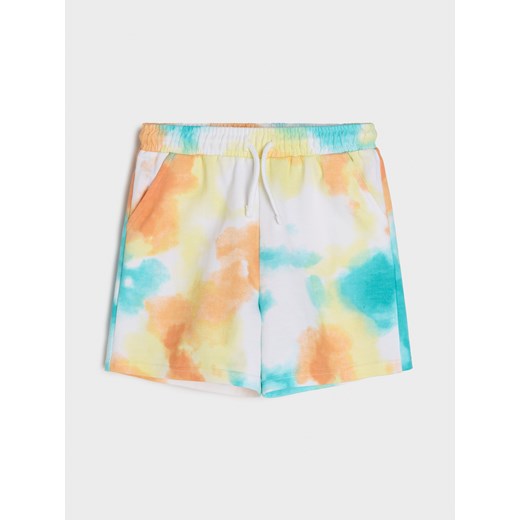 Sinsay - Szorty dresowe 2 pack - wielobarwny Sinsay 134 (8-9 l) Sinsay