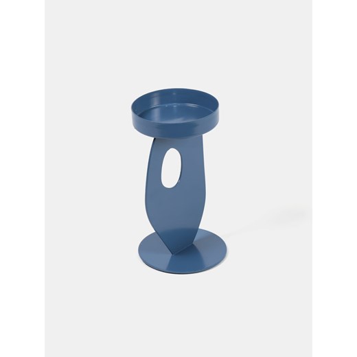 Sinsay - Świecznik w modernistycznym kształcie - niebieski Sinsay One Size Sinsay