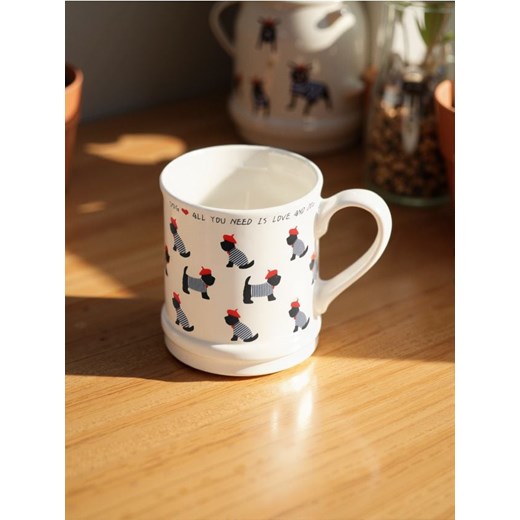 Sinsay - Kubek ALL YOU NEED IS LOVE AND DOG - czerwony ze sklepu Sinsay w kategorii Kubki - zdjęcie 183848631