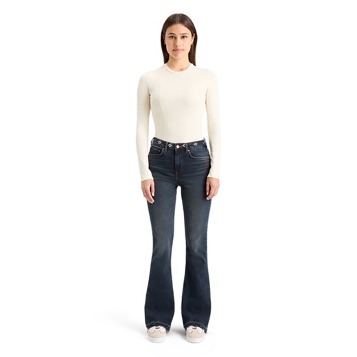 Scotch &amp; Soda Dżinsy - Flared fit - w kolorze granatowym ze sklepu Limango Polska w kategorii Jeansy damskie - zdjęcie 183851140