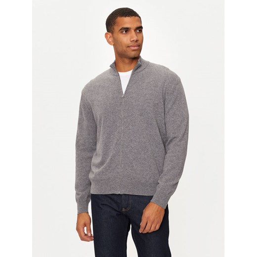 United Colors Of Benetton Sweter 1002U500Z Szary Regular Fit ze sklepu MODIVO w kategorii Swetry męskie - zdjęcie 183851672