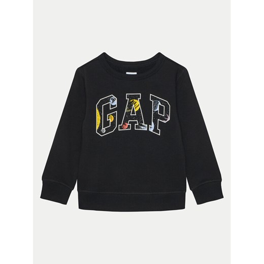 Gap Bluza 531000-05 Czarny Regular Fit ze sklepu MODIVO w kategorii Bluzy chłopięce - zdjęcie 183851781