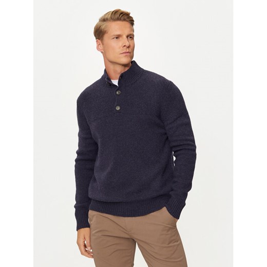 United Colors Of Benetton Sweter 103MU201K Granatowy Regular Fit ze sklepu MODIVO w kategorii Swetry męskie - zdjęcie 183851811