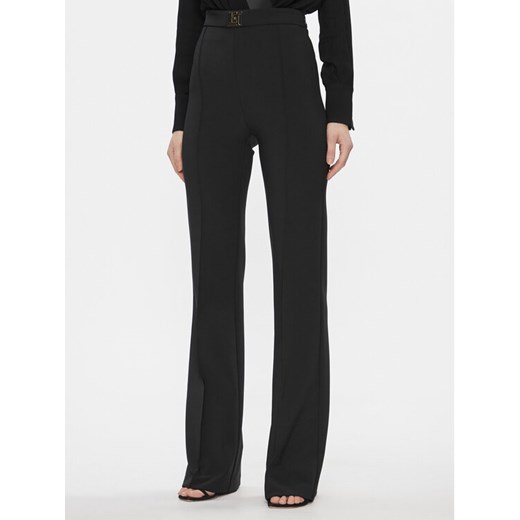 Elisabetta Franchi Spodnie materiałowe PA-T15-41E2-V300 Czarny Flare Fit ze sklepu MODIVO w kategorii Spodnie damskie - zdjęcie 183851891