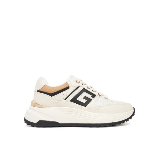 Guess Sneakersy FLTFON FAB12 Écru ze sklepu MODIVO w kategorii Buty sportowe damskie - zdjęcie 183851920
