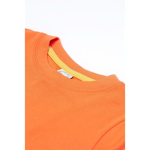 Frugi Koszulka "Carsen" w kolorze pomarańczowo-szarym Frugi 128/134 okazja Limango Polska