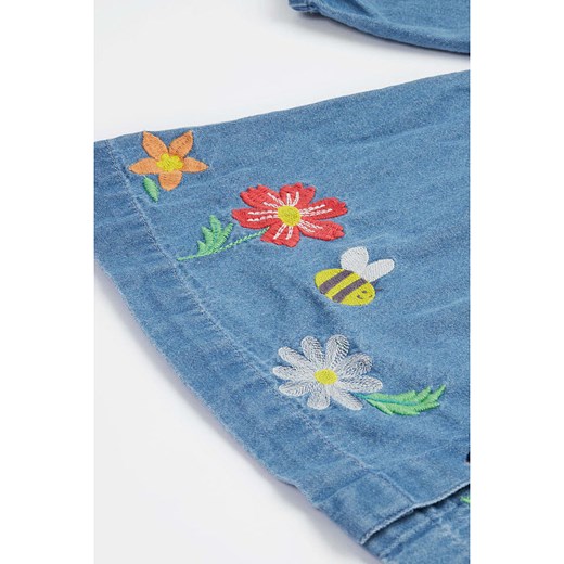 Frugi sukienka dziewczęca z haftem