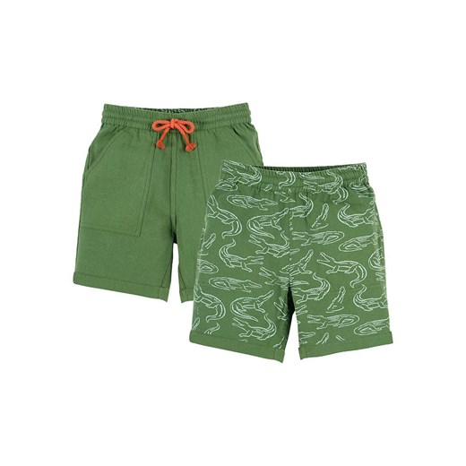 Frugi Dwustronne szorty &quot;Croc Time&quot; w kolorze khaki ze sklepu Limango Polska w kategorii Spodenki chłopięce - zdjęcie 183857322