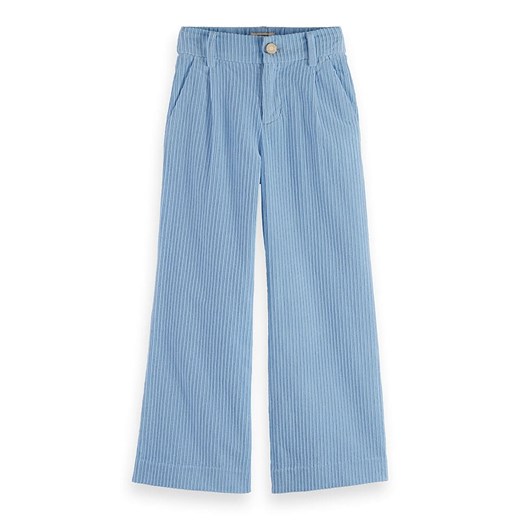 Scotch &amp; Soda Spodnie sztruksowe w kolorze błękitnym ze sklepu Limango Polska w kategorii Spodnie dziewczęce - zdjęcie 183857442