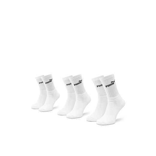 Zestaw 3 par wysokich skarpet unisex Puma 907934 r. 35/38 Biały Puma 35_38 eobuwie.pl